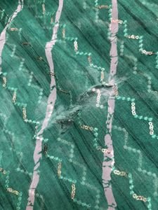 Green Leheriya Saree