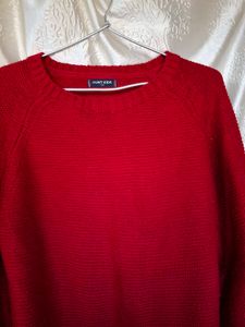 HUNT&amp;FISH Red Knit Sweater