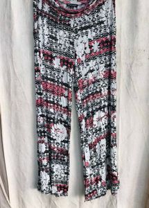3229. Boho Print Flared Pants