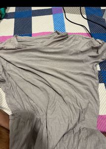 WES Men's Casual Gray T-Shirt XXL Size