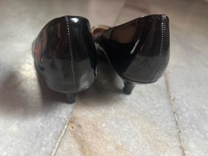 Elegant Black Patent Heels