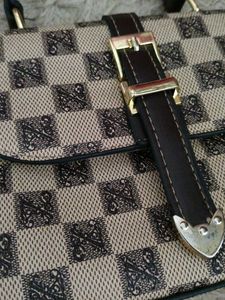 Chic Checkered Crossbody Bag