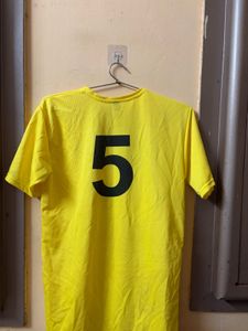 yellow jersey with shorts