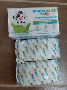 Mamaearth Baby Milky Bathing Bar 2x75g