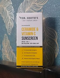 DR.SHETH'S CERAMIDE AND VITAMIN C SUNSCREEN