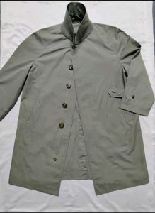 Classic Imported Trench Coat (Olive)