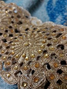 Gold Lace Trim for Dupattas or Sarees