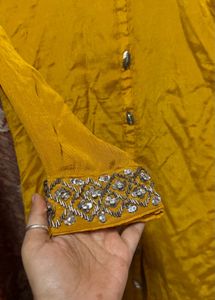 Embellished Yellow co-ord set