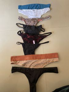 Bundle of 8 Women's Thong Panties