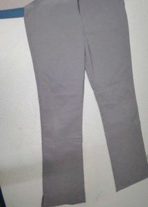 Gray Casual Pants