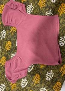 Women's Pink Textured Blouse