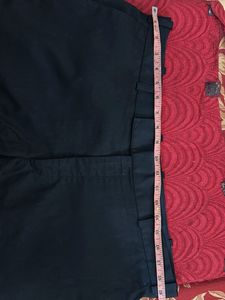 Black Straight Leg Trousers