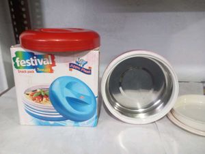 Festival Snack Pack inner Steel Lunch Box