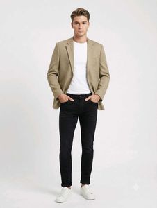 Men's Beige Blazer