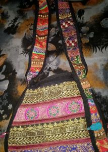 Boho Embroidered Shoulder Bag