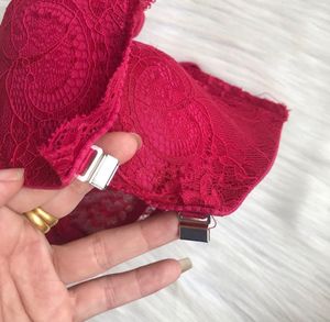 Hot Red Lace Bra