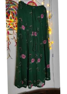 Full sleeves kurti with flared sharara