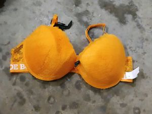 Stylish Yellow Lace Bra