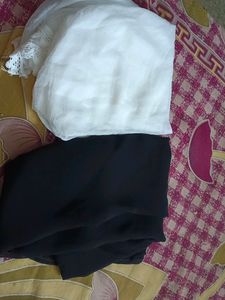 Black N White Dupatta