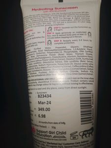 Combo Of 2 New Sunscreen SPF 60+ Zero White Cast