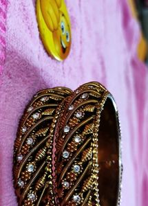💝 GOLDEN METAL BANGLES 🤜