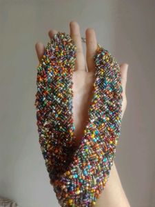 Colorful Beaded Statement Necklace