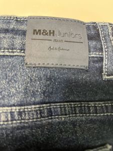 M&amp;H Light Washed Denim For 8-9yrs Skinny Fit