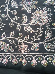 Embroidered Black Kurta