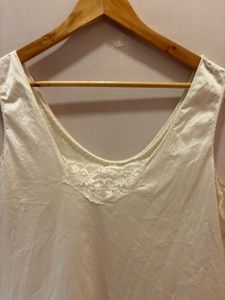 Vintage Lace Trim Slip Camisole