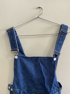 Blue Denim Pinafore Dress