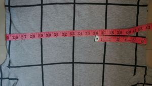 T-shirt For Women(Grey With Black Cheks)