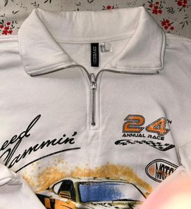 Hnm White Sweatshirt