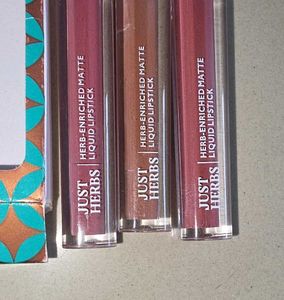 just herbs set of 3 lipstick (16ml each)