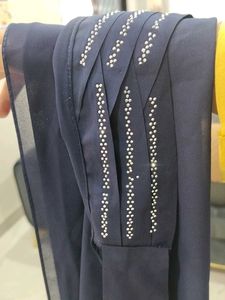 Elegant Navy Blue hijab