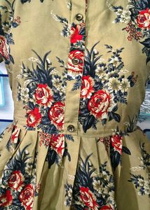 🇮🇳Girl suit Designer dress Floral Peplum Kurta