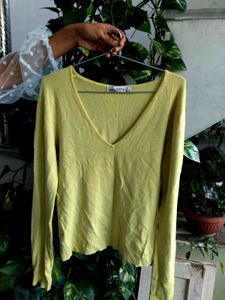 Zara Knit Top - V Neck