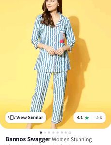(Bannos Swagger 😎)Women's Striped Pajama Set