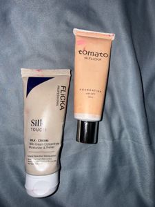 FLICKA Foundation &amp; Cream Primer Set