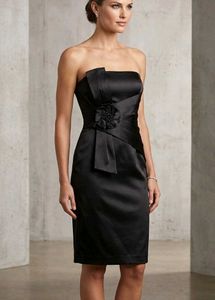 Elegant Black Strapless Dress