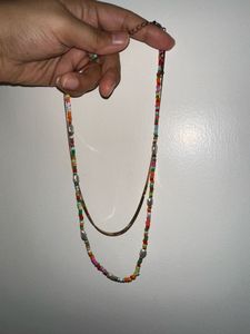 Funky Layered Beaded Necklace