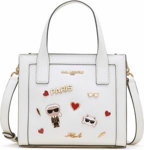 Karl Lagerfeld Paris White Handbag