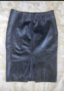 Faux Leather Pencil Skirt