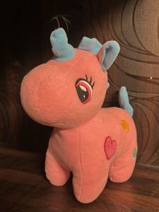 Cute Pink Unicorn Plush Toy