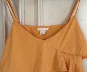Chic Yellow Ruffled Cami Top