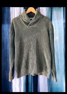 Olive Green Knit Sweater