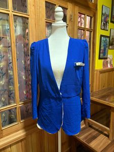 Vibrant Blue Blazer