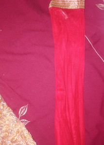 Red and Golden Lehenga Set