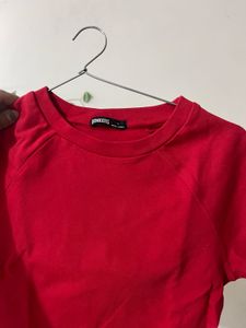 bonkers Red Cropped T-Shirt