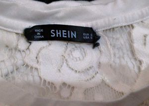 Very Soft Net Neck Shein Crop Top