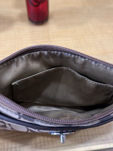 Coach Monogram Wristlet Clutch(original)
